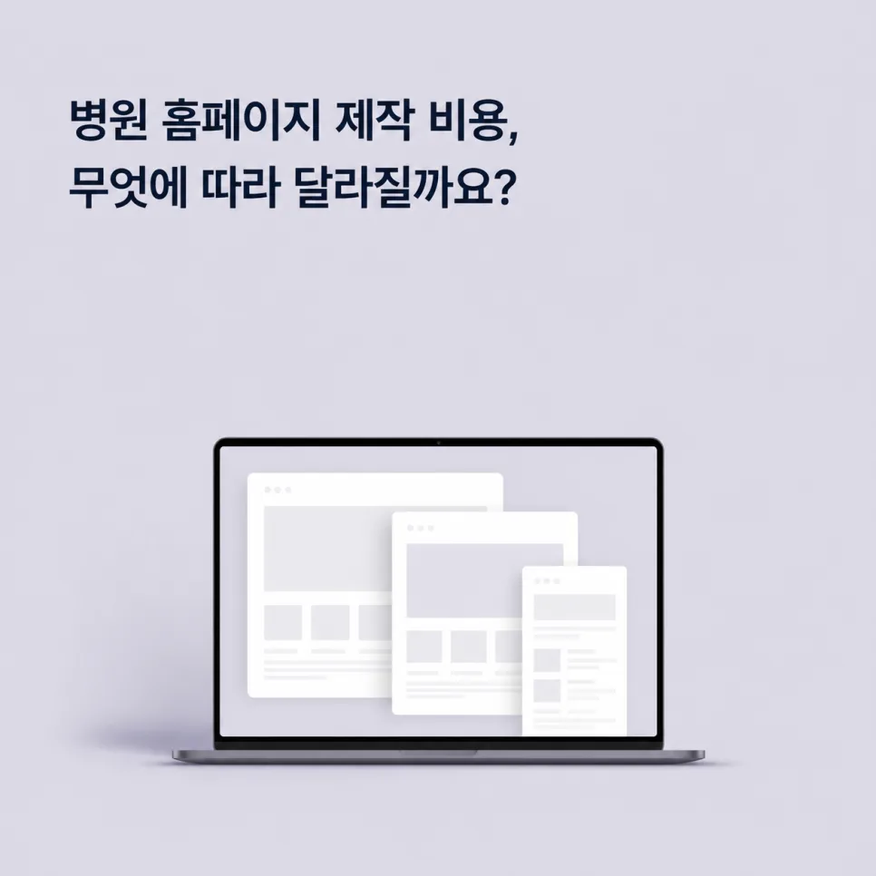병원 홈페이지 제작 비용, 무엇에 따라 달라질까요?