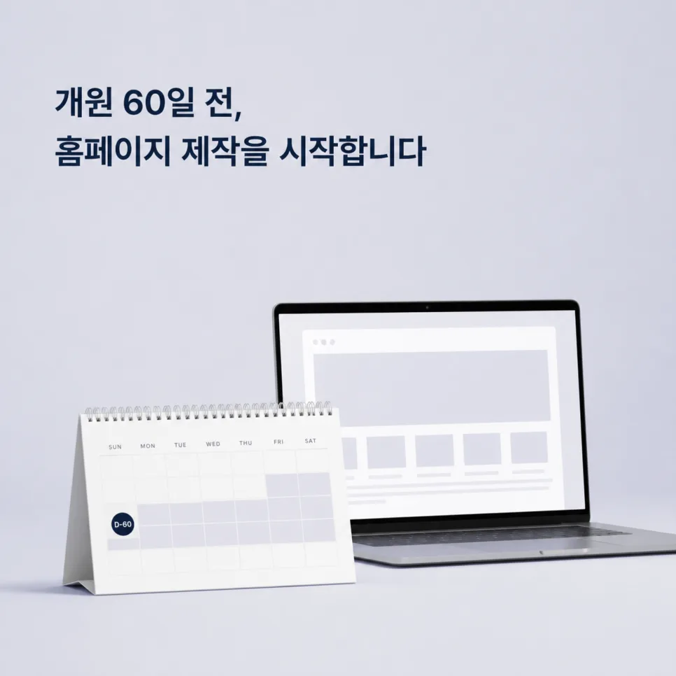 병원 홈페이지 제작 기간, 개원 전 언제 시작해야 할까요?